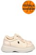 Pantofi crem piele naturala  251621np/npk