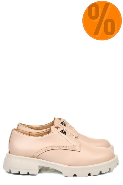 Pantofi bej piele naturala 2s7751615np