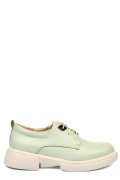 PANTOFI VERZI PIELE NATURALA  251622NP