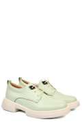 PANTOFI VERZI PIELE NATURALA  251622NP