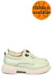 Pantofi verzi piele naturala  251622np