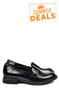 MOCASINI NEGRI PIELE NATURALA LACUITA 251626NPK
