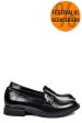 Mocasini negri piele naturala lacuita 251626npk