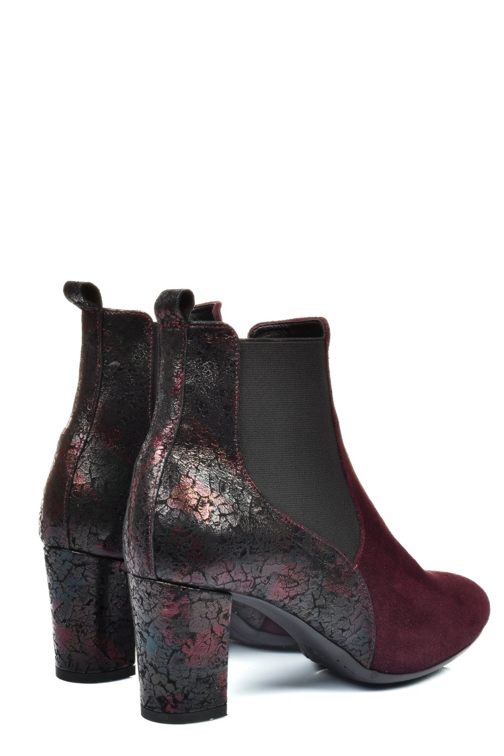 BOTINE DAMA PIELE NATURALA INTOARSA VISINII COLOR 7S7770