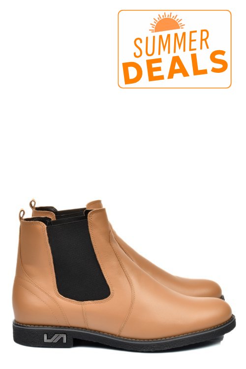 Ghete camel piele naturala 2s7711