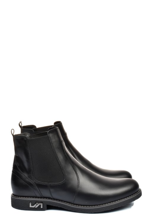 Ghete negre piele naturala 2s7711