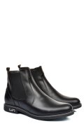 GHETE NEGRE PIELE NATURALA 2S7711
