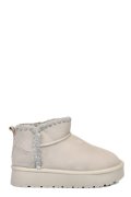 SOPRANI COUTURE, CIZME GRI PIELE NATURALA INTOARSA SCW421P19