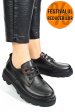 Pantofi negri piele naturala apckd7465
