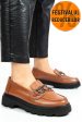 Pantofi maro piele naturala apckd5402