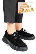 PANTOFI NEGRI PIELE NATURALA INTOARSA 2S7751617SP
