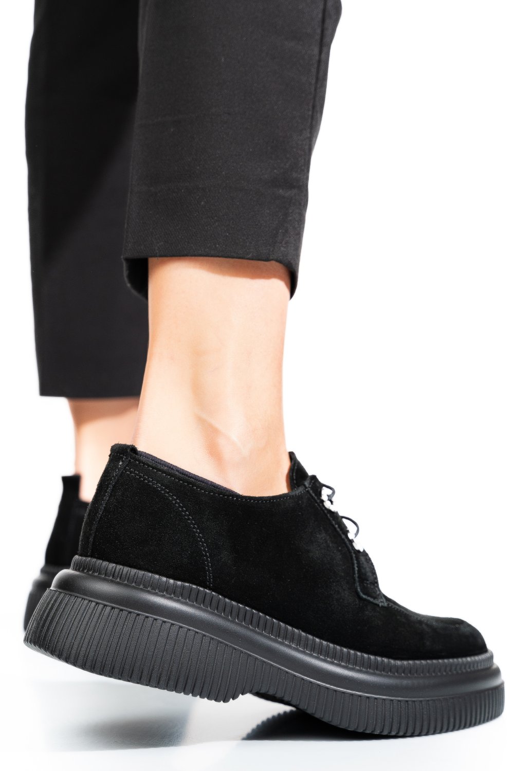 PANTOFI NEGRI PIELE NATURALA INTOARSA 2S7751617SP