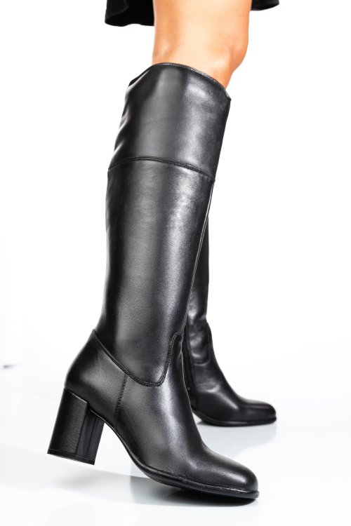Cizme negre piele naturala 1s771836
