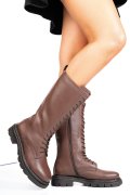 GHETE MARO INCHIS PIELE NATURALA 1S770552