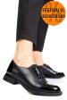 Pantofi negri piele naturala 2s7751625np/npk