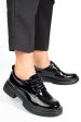 Pantofi negri piele naturala lacuita 2s7751622npk