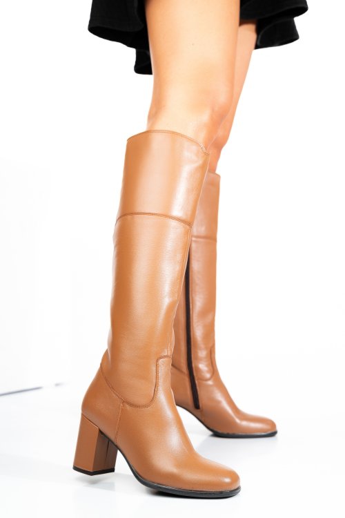 Cizme maro piele naturala 1s771836