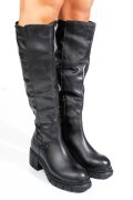 CIZME NEGRE PIELE NATURALA 1S770691