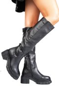 CIZME NEGRE PIELE NATURALA 1S770691