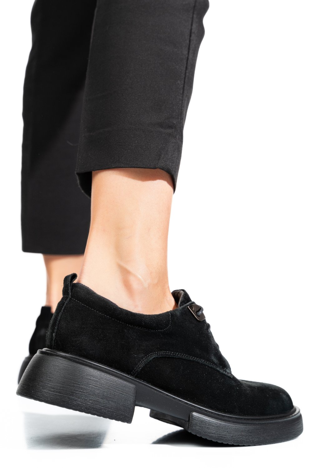 PANTOFI NEGRI PIELE NATURALA INTOARSA 2S7751622SP