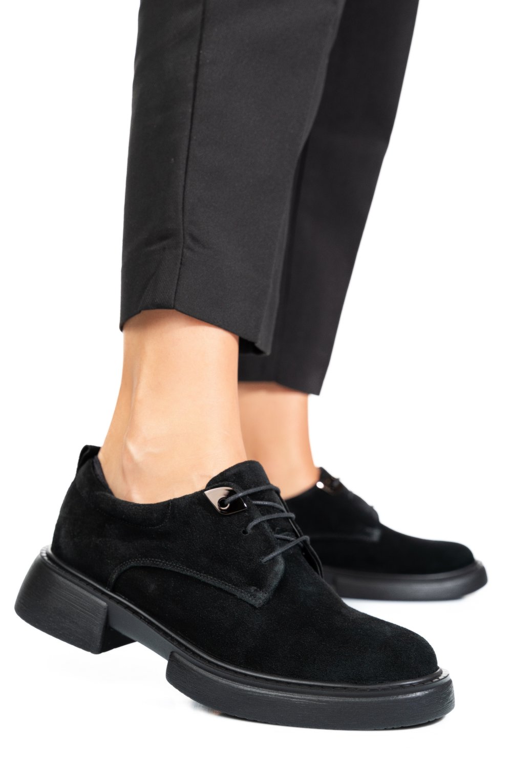 PANTOFI NEGRI PIELE NATURALA INTOARSA 2S7751622SP