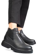 GHETE NEGRE PIELE NATURALA 2S77266