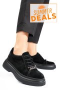 PANTOFI NEGRI PIELE NATURALA INTOARSA 251620SP