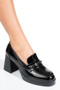 BOTINE NEGRE PIELE NATURALA LACUITA 2S7751631NPK