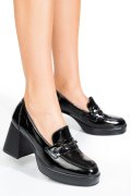 BOTINE NEGRE PIELE NATURALA LACUITA 2S7751631NPK