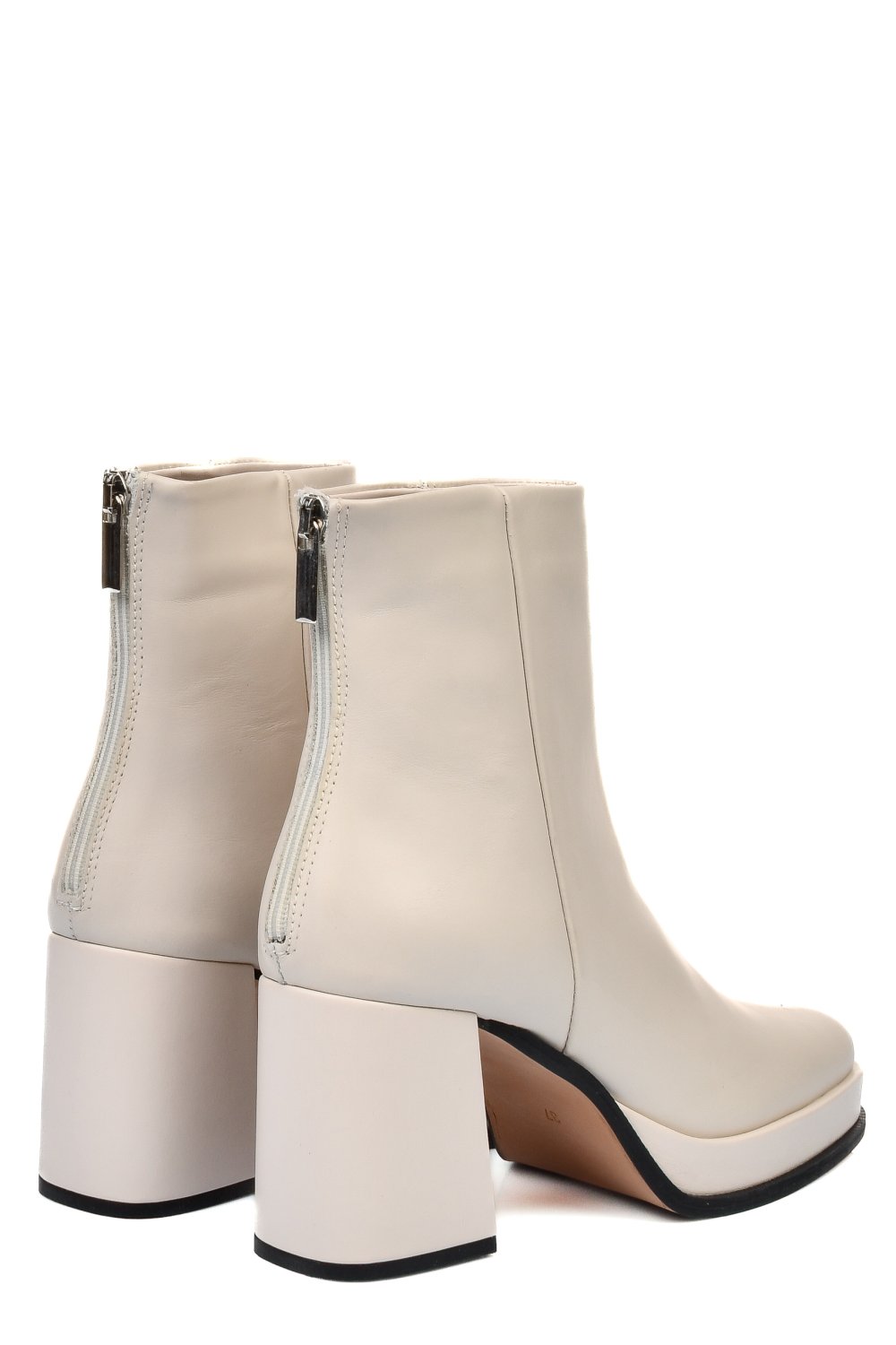 BOTINE BEJ PIELE NATURALA DEBORAH