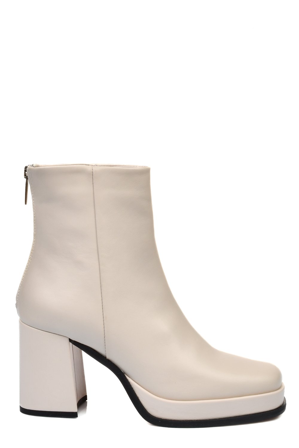 BOTINE BEJ PIELE NATURALA DEBORAH