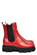 GHETE ROSII PIELE NATURALA 2S7725