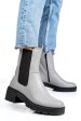 Ghete gri piele naturala 2s7724