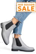 GHETE GRI PIELE NATURALA 2S7712