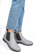 Ghete gri piele naturala 2s7711