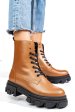Ghete cappuccino piele naturala 1s7724