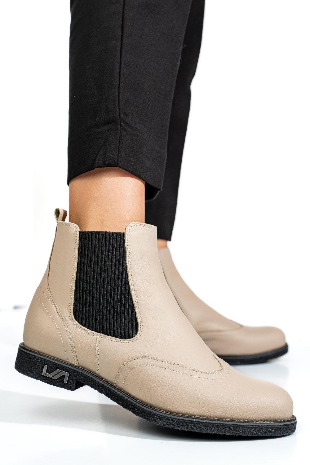 GHETE BEJ PIELE NATURALA 2S7712