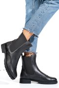 GHETE NEGRE PIELE NATURALA 1S770795