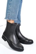 GHETE NEGRE PIELE NATURALA 1S770795