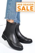 GHETE NEGRE PIELE NATURALA 1S770795
