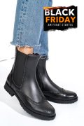 GHETE NEGRE PIELE NATURALA 1S770795