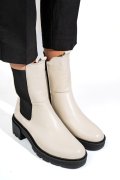 GHETE BEJ PIELE NATURALA 2S7724