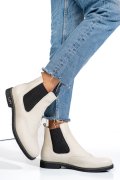 GHETE CREM PIELE NATURALA 2S7712