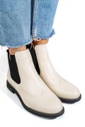 GHETE CREM PIELE NATURALA 2S7712