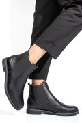 GHETE NEGRE PIELE NATURALA 2S7712
