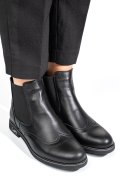 GHETE NEGRE PIELE NATURALA 2S7712