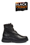 GHETE NEGRE PIELE NATURALA 242816NP