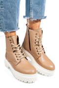 GHETE BEJ PIELE NATURALA NPCFB003