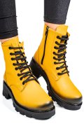 GHETE GALBENE PIELE NATURALA APCK106
