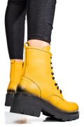 GHETE GALBENE PIELE NATURALA APCK106